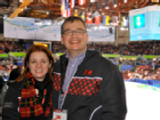 My wife & I at the Olympics
