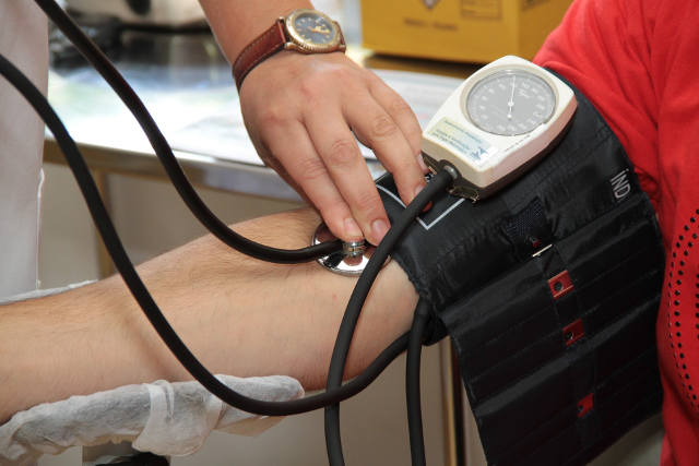 Testing for blood pressure