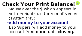 Check Your Print Balance