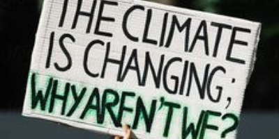 Climate change poster