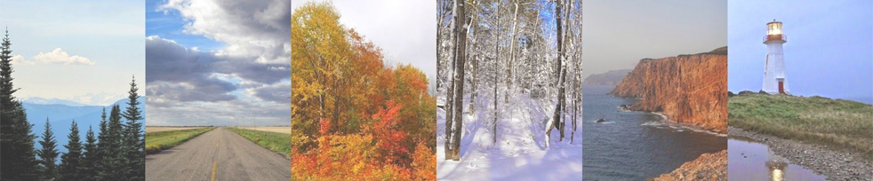 Canada nature collage