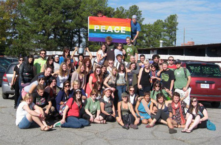 School of the Americas Watch protest
